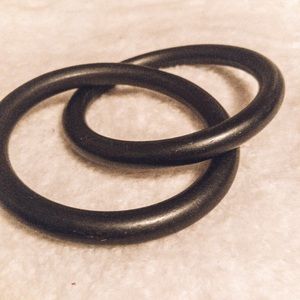 Black wooden bracelet